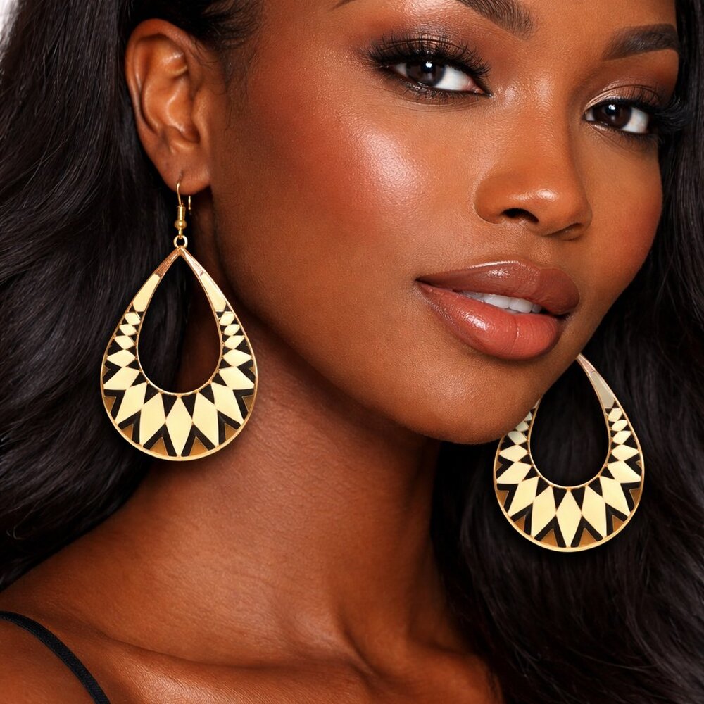 Gennaro Gold Tone Dangle Earrings‎